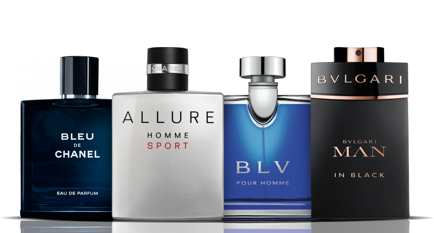 Set de 4 parfumuri | Bleu de Chanel + Allure Sport + BLV + Bvlgari Man in Black 100ML